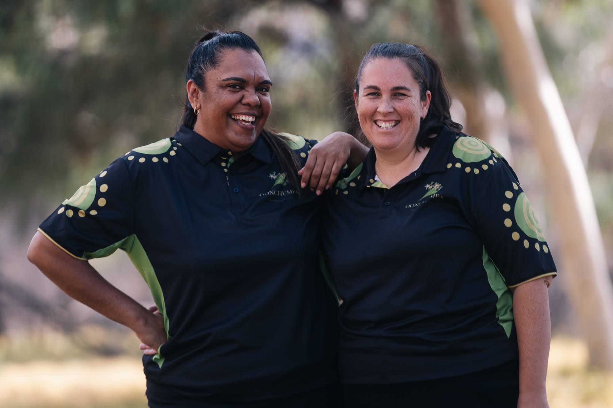 Kristy Bloomfield and Tanya Turner, co-founders of Oonchiumpa